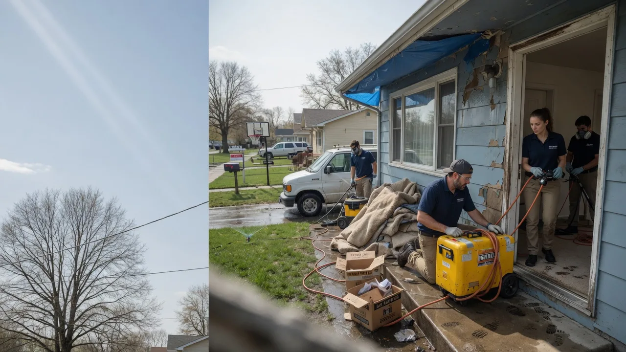 Basement Flood Cleanup in Hall, MT near me